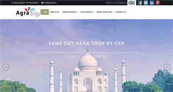 Desktop Screenshot of agratrip.in
